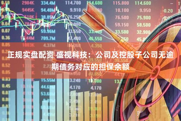 正规实盘配资 盛视科技：公司及控股子公司无逾期债务对应的担保余额